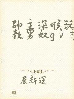 帅主深喉玩奴调教男奴gⅴ视频