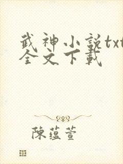 武神小说txt全文下载封面