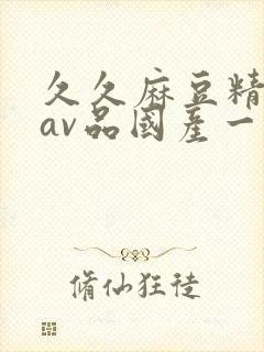 久久麻豆精亚洲av品国产一区