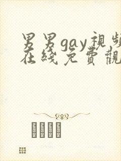 男男gay视频在线免费观看封面