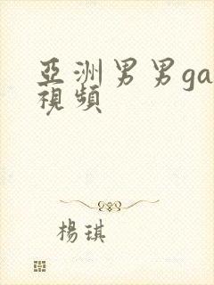 亚洲男男gay视频