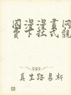 国漫漫画网站免费下拉式观看