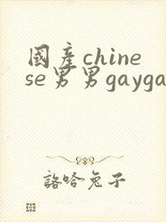 国产chinese男男gaygay网