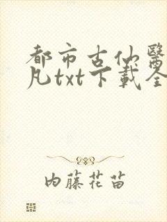 都市古仙医叶不凡txt下载全本免费