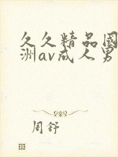 久久精品国产亚洲av成人男男