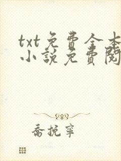 txt免费全本小说免费阅读器