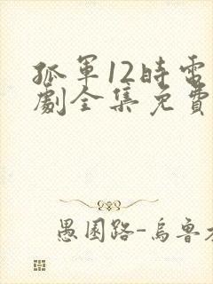 孤军12时电视剧全集免费播放高清