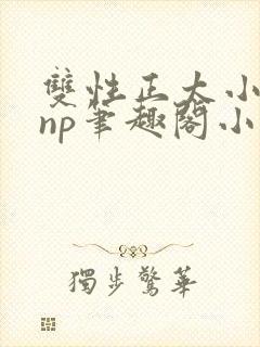 双性正太小男孩np笔趣阁小说