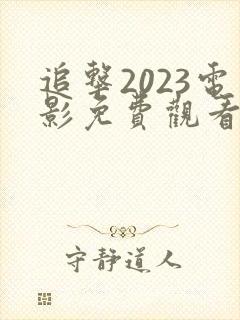 追击2023电影免费观看