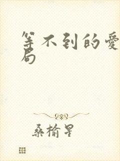 等不到的爱大结局