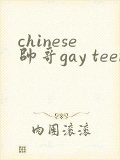 chinese帅哥gay teen