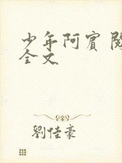 少年阿宾 阅读全文