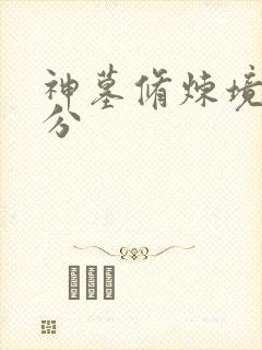 神墓修炼境界划分