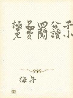 极品四公子全文免费阅读小说