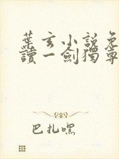 叶玄小说免费阅读一剑独尊