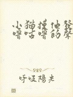 小猫摸他发出咕噜咕噜的声音封面