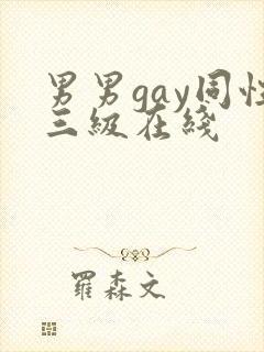 男男gay同性三级在线