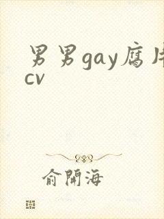 男男gay腐片cv