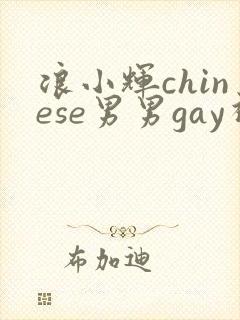 浪小辉chinese男男gay视频