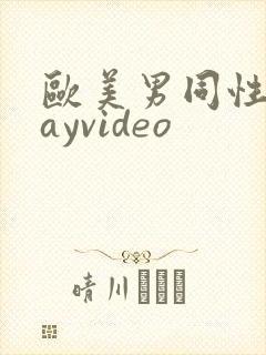 欧美男同性恋gayvideo封面