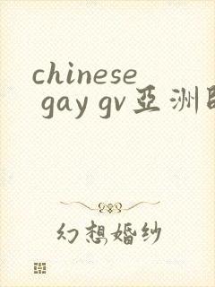 chinese gay gv亚洲帅哥封面