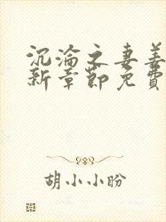 沉沦之妻姜珊最新章节免费阅读封面