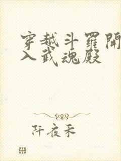 穿越斗罗开局加入武魂殿