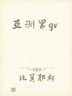 亚洲男gv