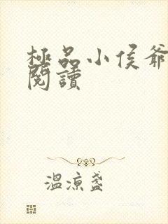 极品小侯爷免费阅读