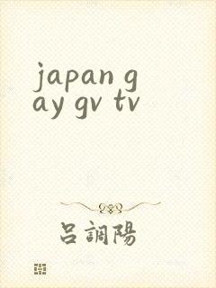 japan gay gv tv封面