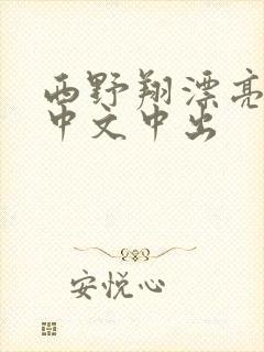 西野翔漂亮人妻中文中出