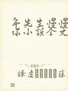 年先生慢慢喜欢你小说全文免费阅读