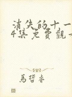 消失的十一层24集免费观看