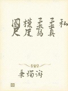 国模柔柔私拍大尺度写真封面