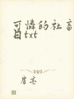 可怜的社畜东度日txt