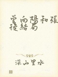 曾向阳和张闹最后结局