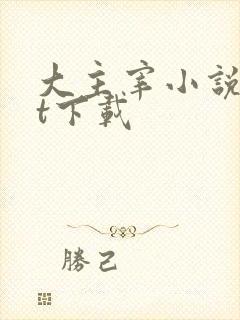 大主宰小说txt下载