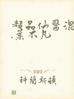 超品仙医混都市.叶不凡封面