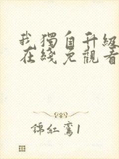 我独自升级漫画在线免观看