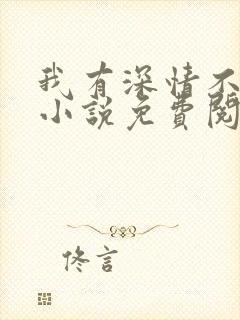 我有深情不可言小说免费阅读