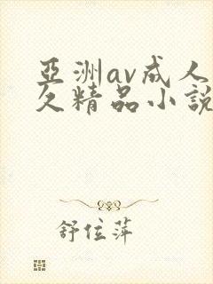 亚洲av成人久久精品小说