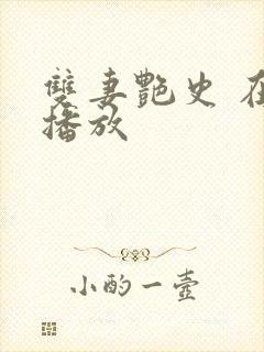 双妻艳史 在线播放