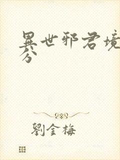 异世邪君境界划分