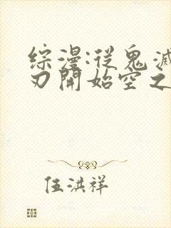 综漫:从鬼灭之刃开始空之幻想封面