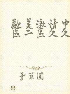 欧美激情中文一区二区久久久久