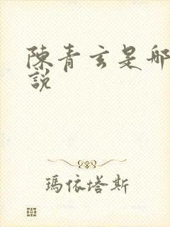 陈青玄是哪本小说