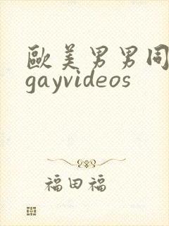 欧美男男同性恋gayvideos封面