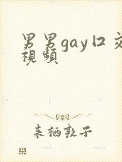 男男gay囗交视频