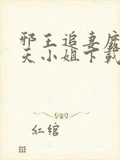 邪王追妻废材逆天小姐下载txt