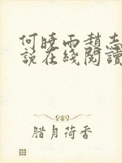 何晓雨赵志远小说在线阅读